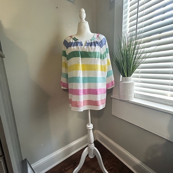crown & ivy Tops - crown & ivy Multicolor Striped Women's Top , New With Tags